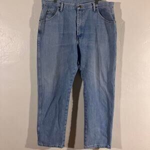 Vintage Y2K Wrangler Light Wash Denim Cowboy Western‎ Jeans